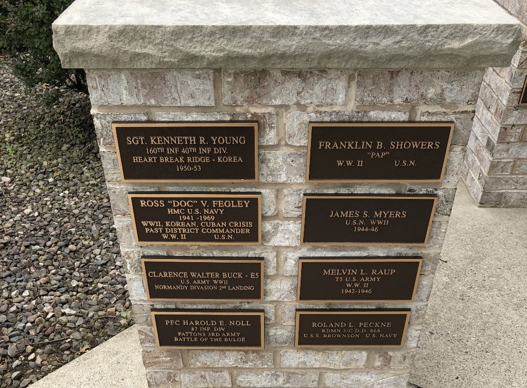 SGT. RAY L. ULRICH WAR MEMORIAL STONE B
