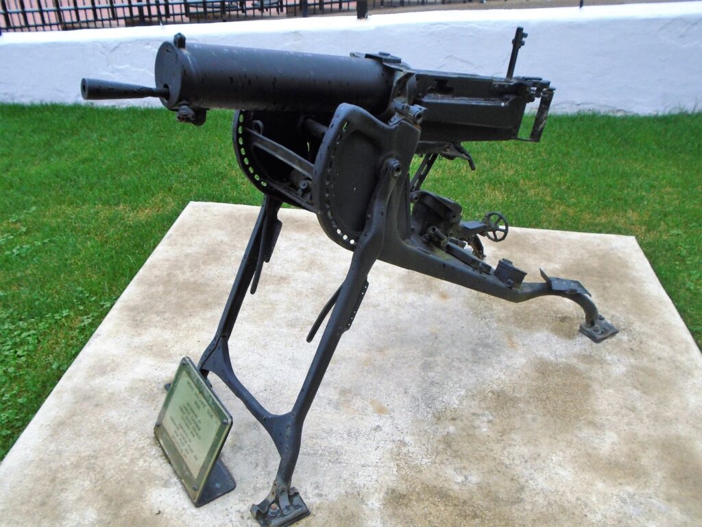 BROOKVILLE MG08 MACHINE GUN WWI MEMORIAL