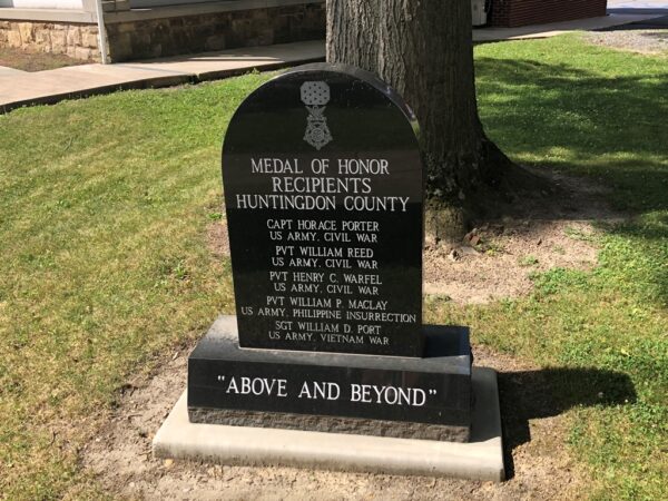 MEDAL OF HONOR RECIPIENTS HUNTINGDON COUNTY MEMORIAL