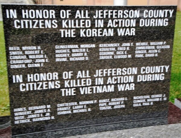 JEFFERSON COUNTY KOREAN WAR AND VIETNAM WAR MEMORIAL