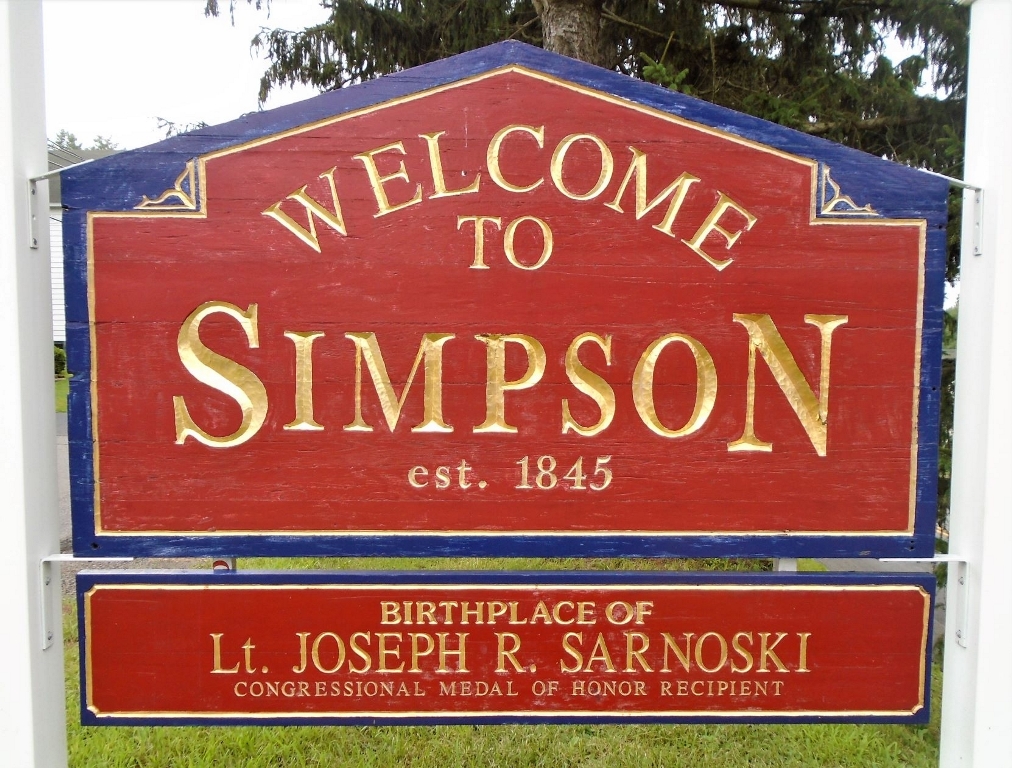 LT. JOSEPH R. SARNOSKI MEDAL OF HONOR WAR MEMORIAL MARKER