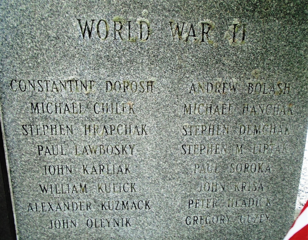 SAINT JOHN’S CHURCH SUPREME SACRIFICE MEMORIAL RIGHT STONE