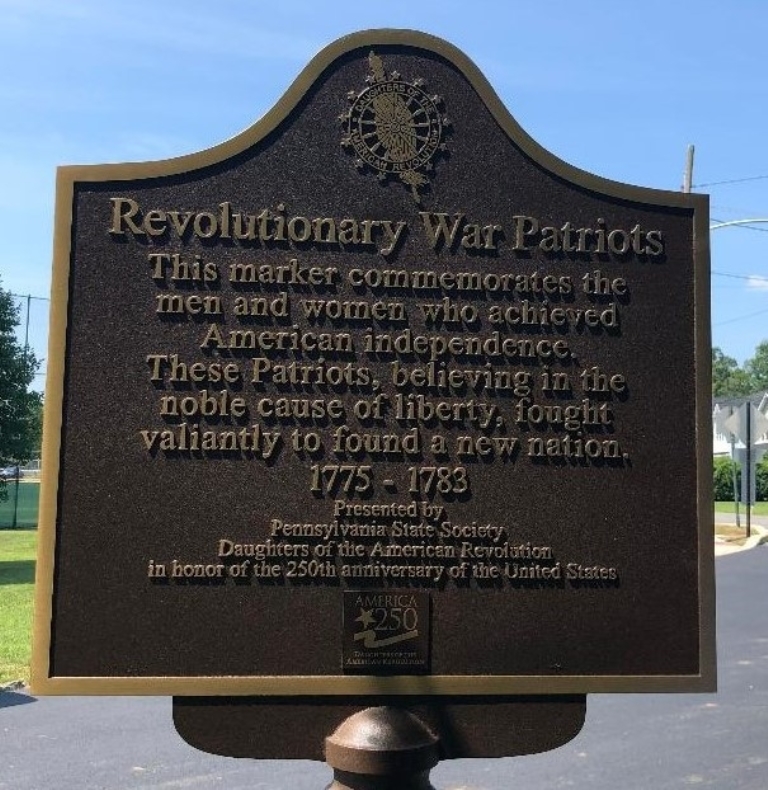 MALVERN REVOLUTIONARY WAR PATRIOTS MEMORIAL MARKER