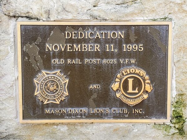 MOUNT SAVAGE ALL VETERANS MEMORIAL PLAQUE D