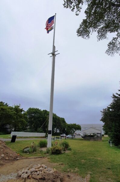 CITIZENS OF TISBURY VETERANS MEMORIAL FLAGPOLE