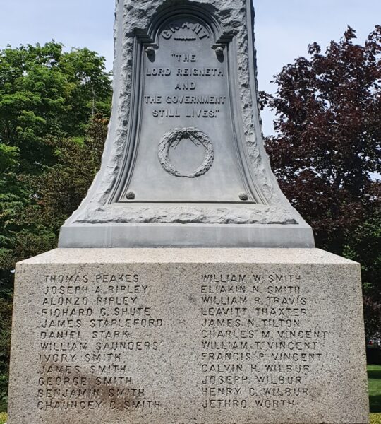 EDGARTOWN CIVIL WAR MEMORIAL SIDE D