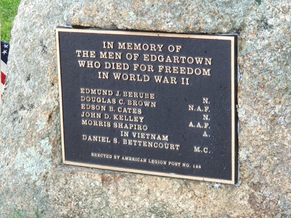 EDGARTOWN WORLD WAR II AND VIETNAM WAR MEMORIAL