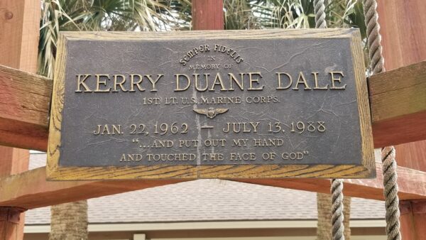 KERRY DUANE DALE MEMORIAL BELL TOWER PLAQUE
