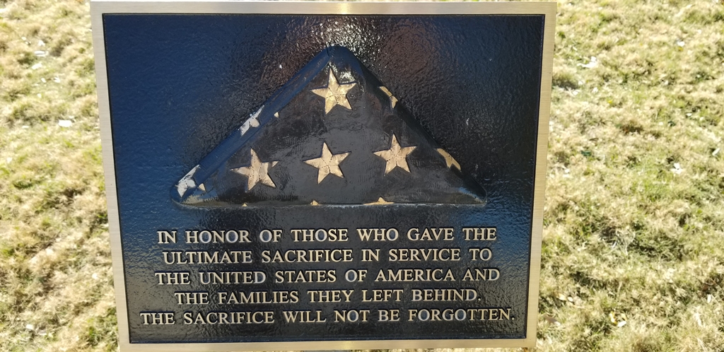 SAN ANTONIO NATIONAL CEMETERY ULTIMATE SACRIFICE MEMORIAL PLAQUE