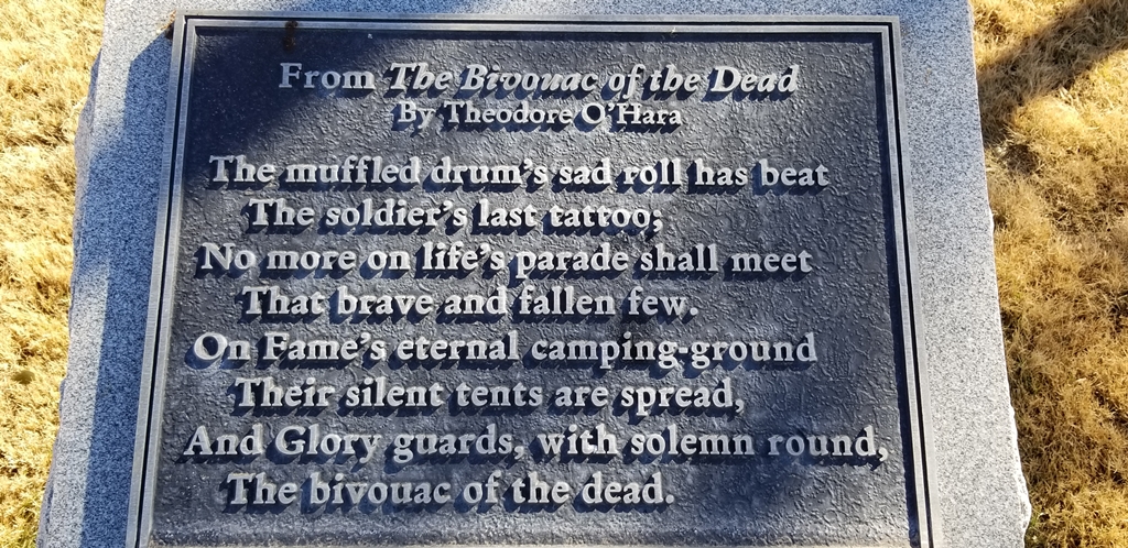 SAN ANTONIO NATIONAL CEMETERY BIVOUAC OF THE DEAD MEMORIAL PLAQUE