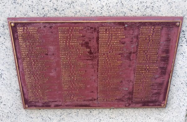 LUCAS COUNTY WORLD WAR II MEMORIAL PLAQUE B