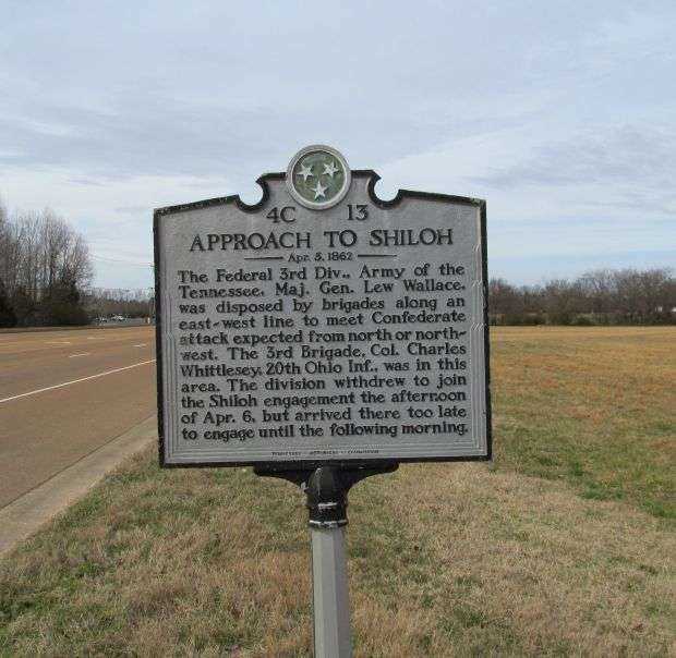APPROACH TO SHILOH WAR MEMORIAL MARKER I