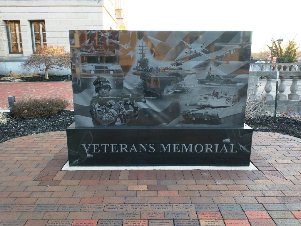 PREBLE COUNTY VETERANS MEMORIAL CENTER STONE