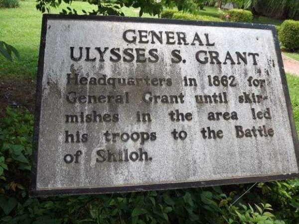 GENERAL ULYSSES S. GRANT HEADQUARTERS PLAQUE