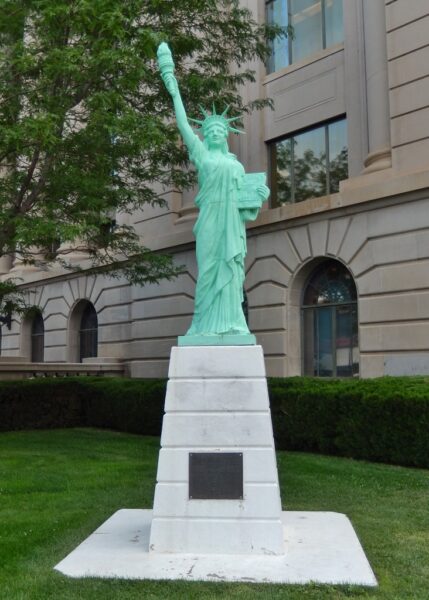 GREELEY REPLICA OF THE STATUE OF LIBERTY MEMORIAL