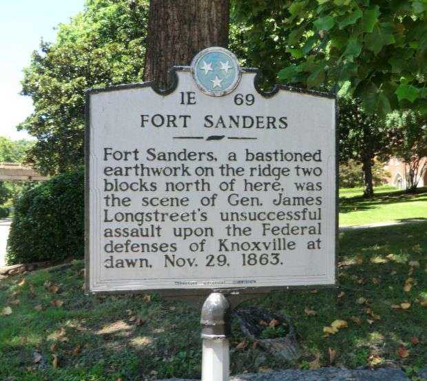 FORT SANDERS WAR MEMORIAL MARKER