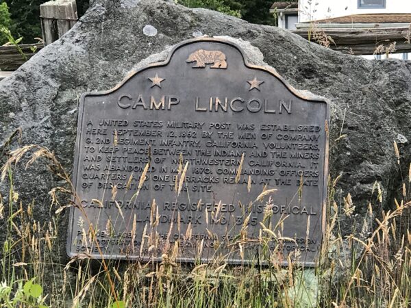 CAMP LINCOLN MEMORIAL PLAQUE