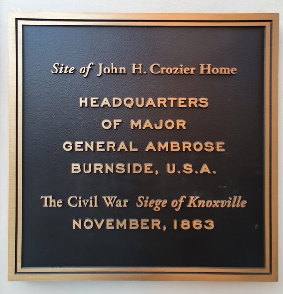 SITE OF JOHN H. CROZIER HOME WAR MEMORIAL PLAQUE