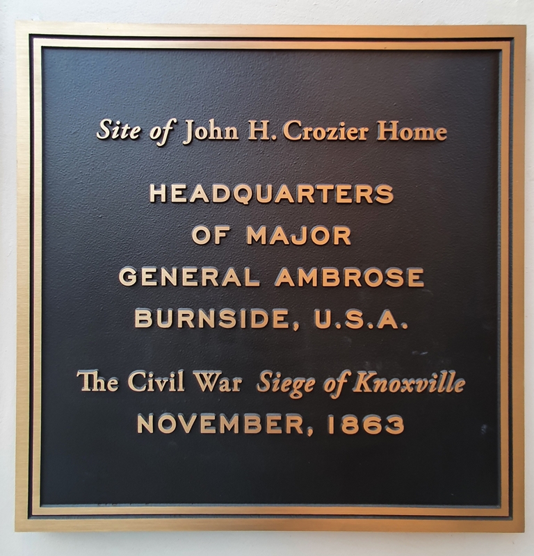 SITE OF JOHN H. CROZIER HOME WAR MEMORIAL PLAQUE