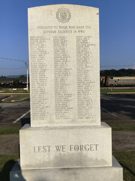 ETOWAH SUPEME SACRIFICE WWII MEMORIAL