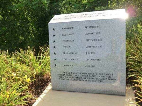 ADMIRAL DAVID GLASGOW FARRAGUT CAREER MEMORIAL