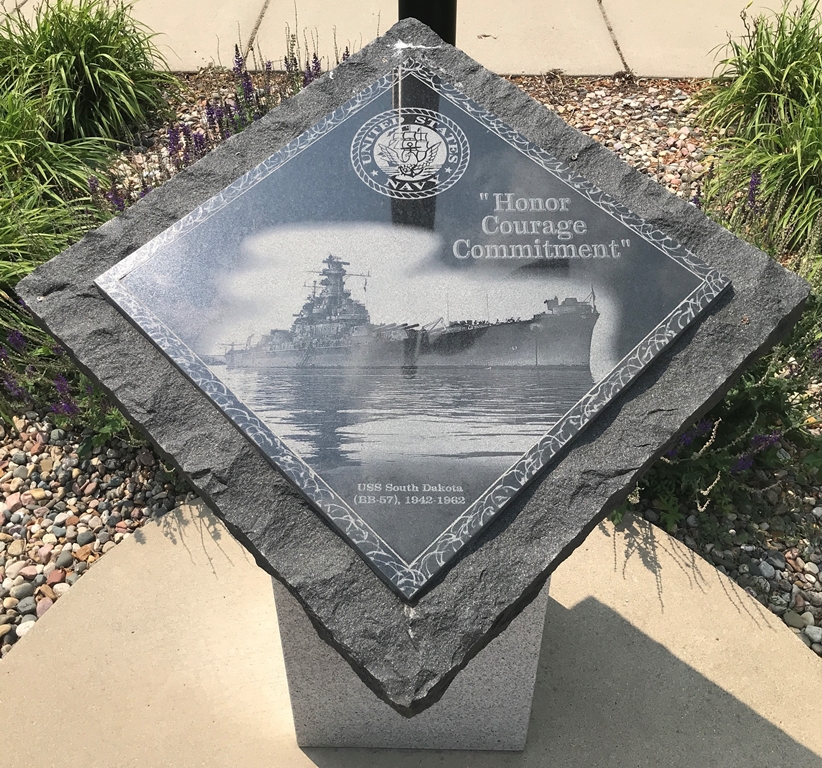 YANKTON COUNTY VETERANS MEMORIAL STONE D