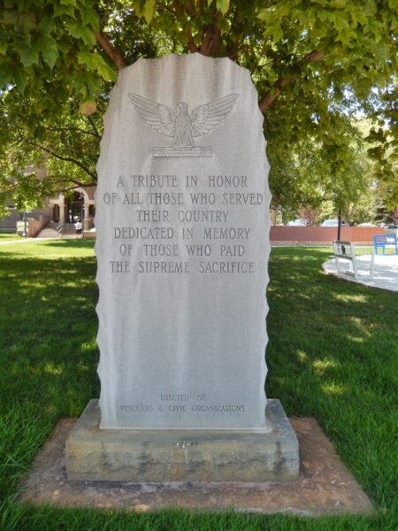 CHASE COUNTY, NE WAR MEMORIAL