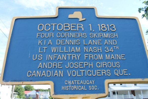 OCTOBER 1, 1813 WAR MEMORIAL MARKER