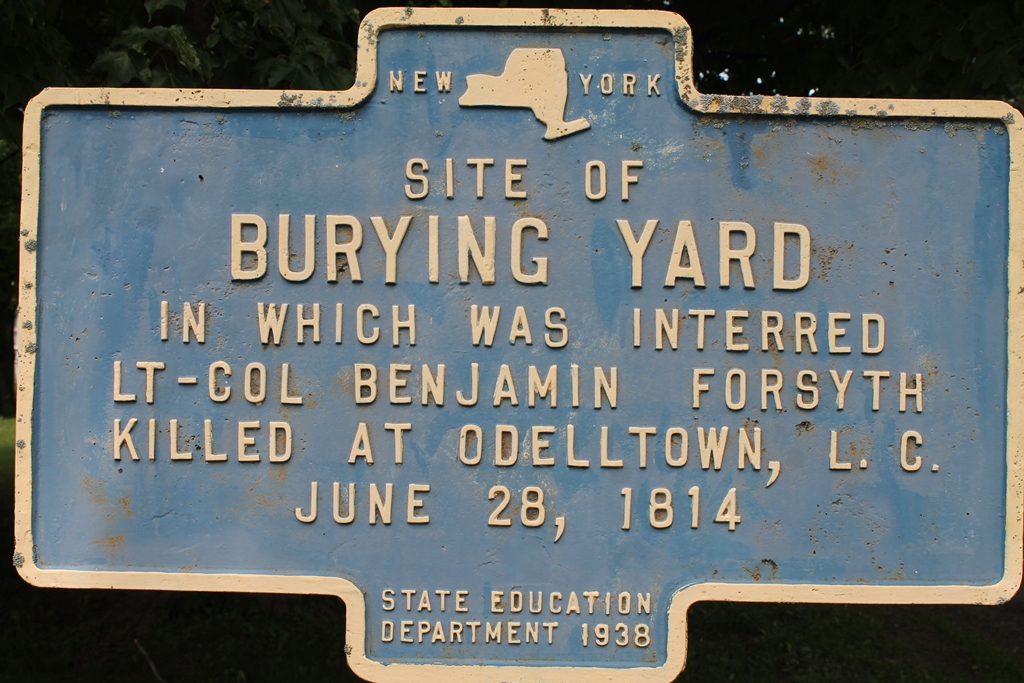 SITE OF BUYING YARD MEMORIAL MARKER