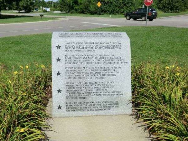 ADMIRAL DAVID GLASGOW FARRAGUT BIRTHPLACE MEMORIAL