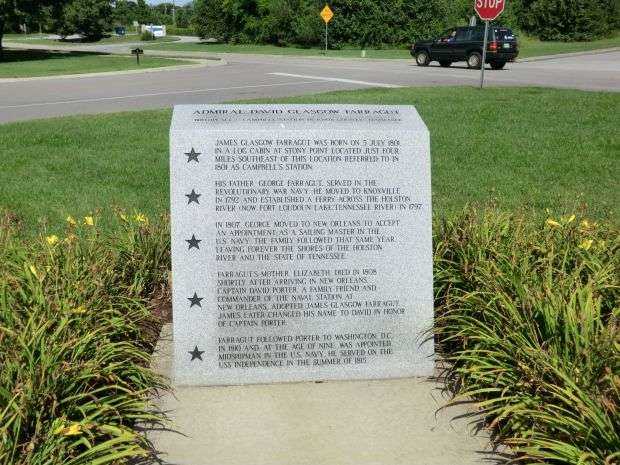ADMIRAL DAVID GLASGOW FARRAGUT BIRTHPLACE MEMORIAL