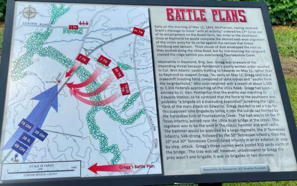 BATTLE PLANS WAR MEMORIAL PLAQUE