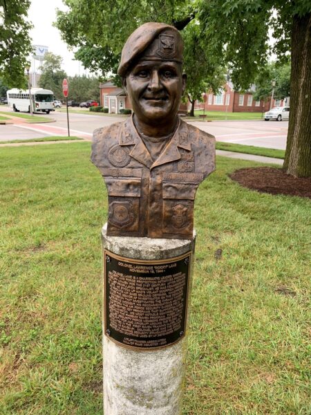 COLONEL LAWRENCE “ROCKY” LANE MEMORIAL BUST