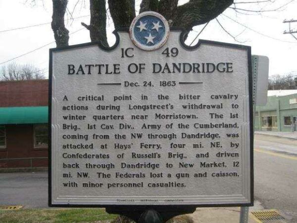 BATTLE OF DANDRIDGE WAR MEMORIAL MARKER