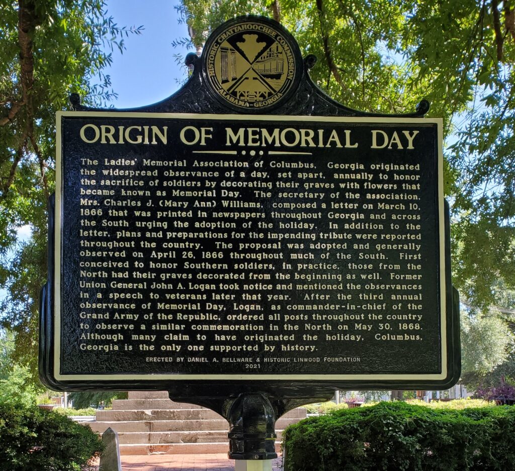 ORIGIN OF MEMORIAL DAY MARKER