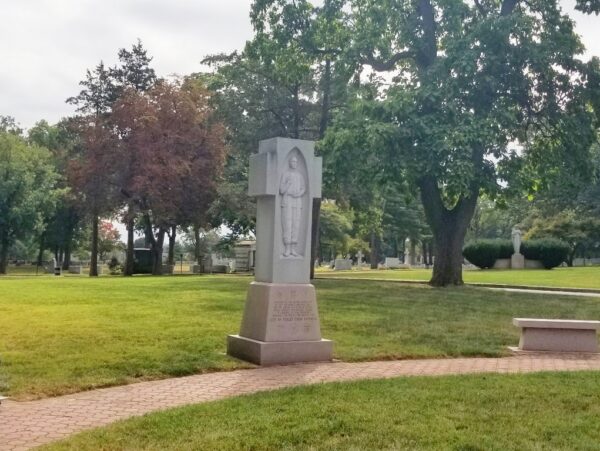 HOLY CROSS CEMETERY VETERANS MEMORIAL CROSS