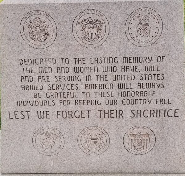 HOLY CROSS CEMETERY VETERANS MEMORIAL STONE