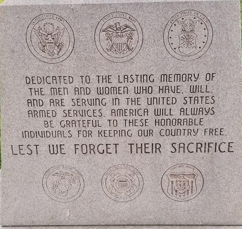 HOLY CROSS CEMETERY VETERANS MEMORIAL STONE