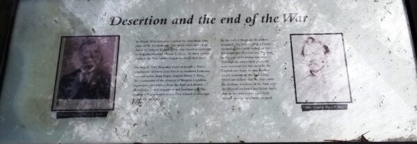 DESERTION AND THE END OF THE WAR MEMORIAL PLAQUE
