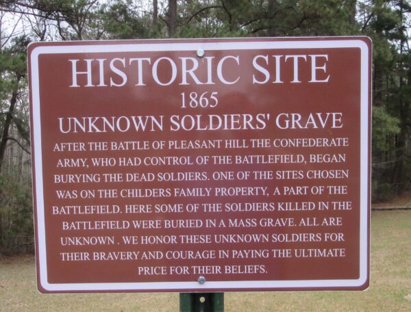 UNKNOWN SOLDIERS’ GRAVE WAR MEMORIAL MARKER