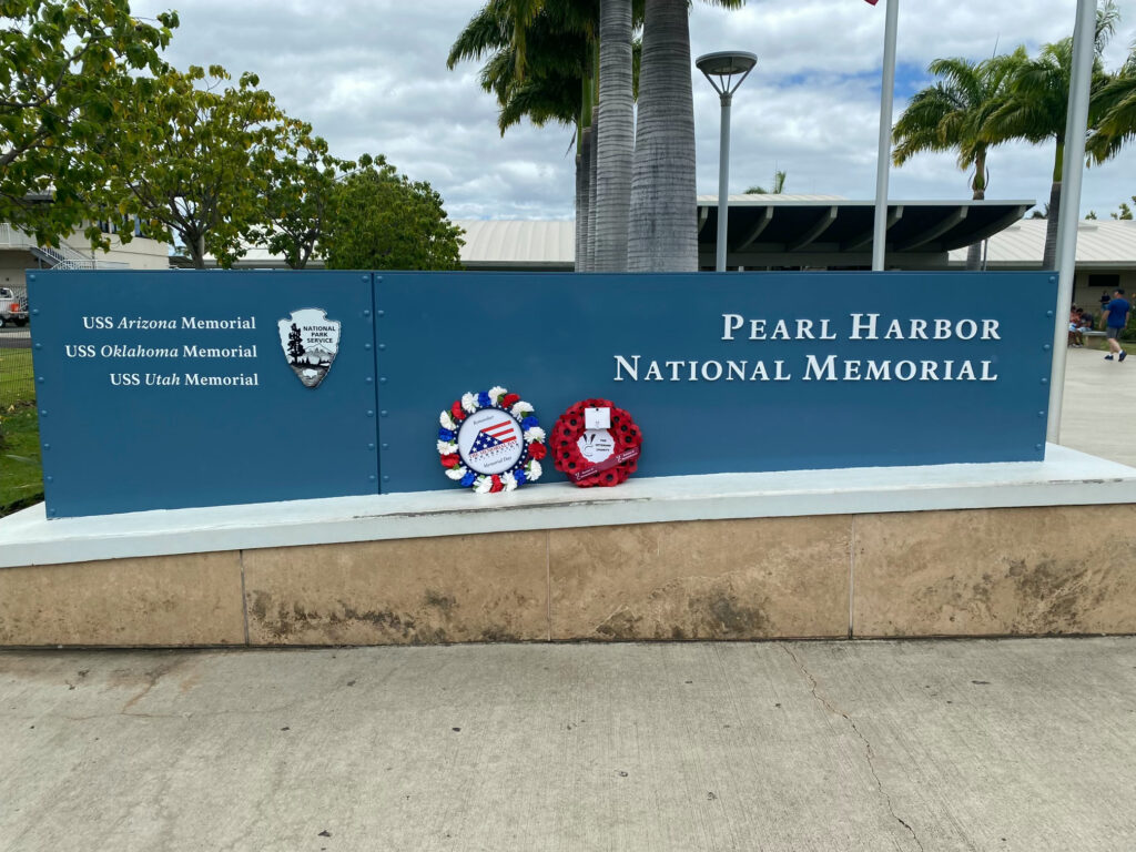 PEARL HARBOR NATIONAL MEMORIAL ENTRANCE STONE