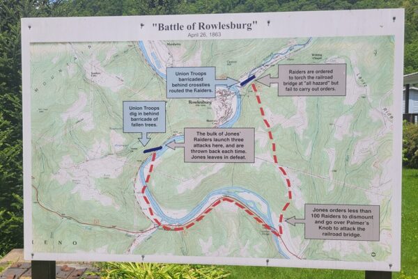BATTLE OF ROWLESBURG WAR MEMORIAL PANEL E