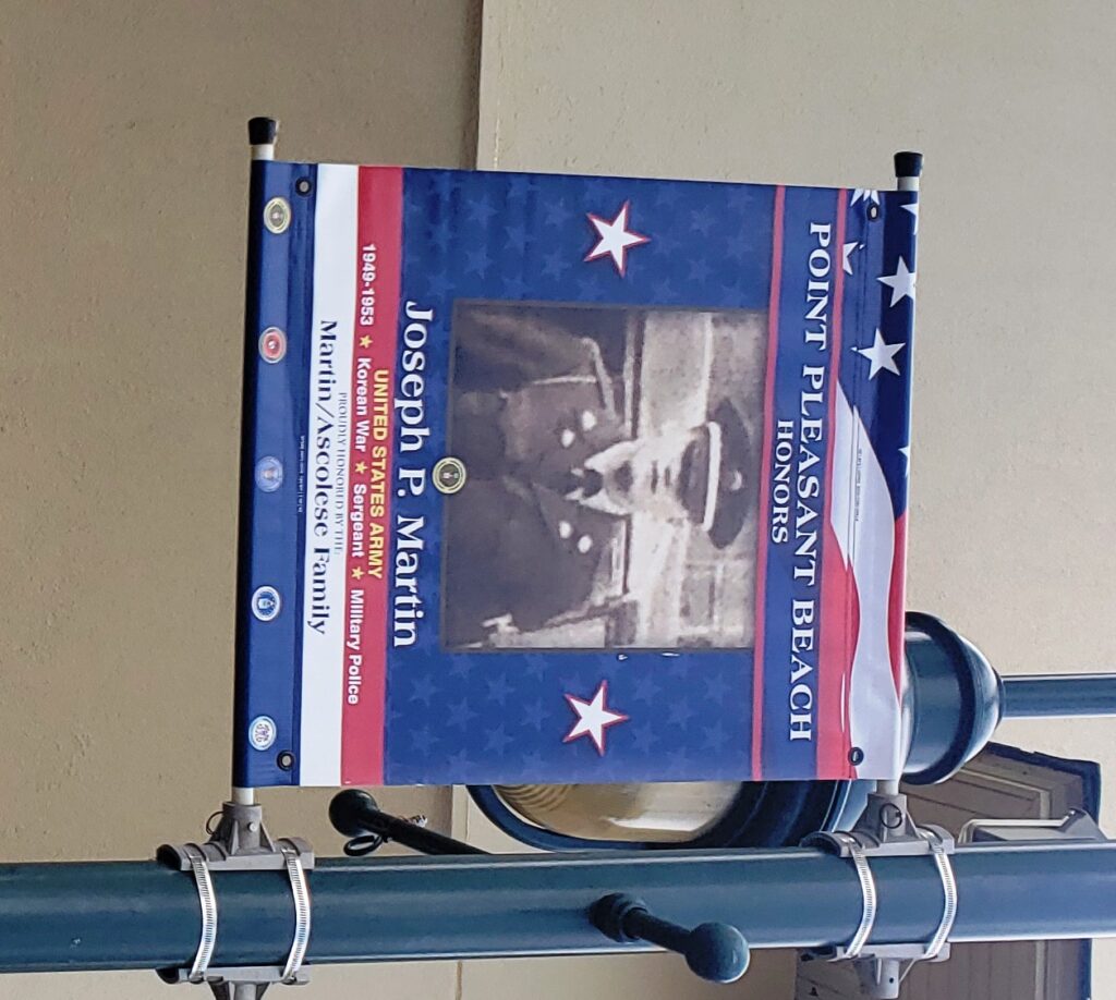 JOSEPH P. MARTIN WAR MEMORIAL BANNER
