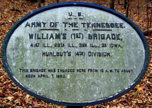 WILLIAM’S 1ST BRIGADE MEMORIAL PLAQUE