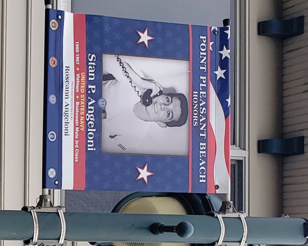 STAN P. ANGELONI WAR MEMORIAL BANNER