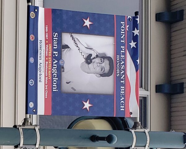 STAN P. ANGELONI WAR MEMORIAL BANNER