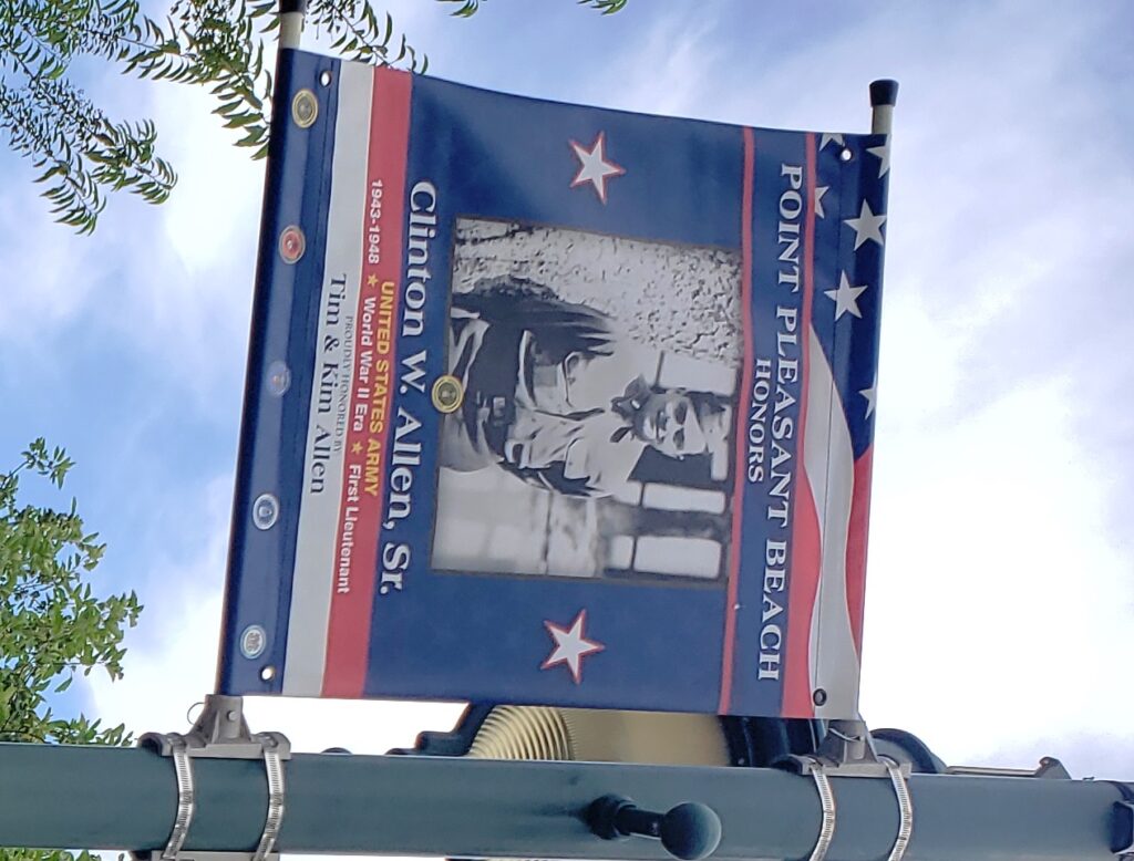 CLINTON W. ALLEN, SR. WAR MEMORIAL BANNER