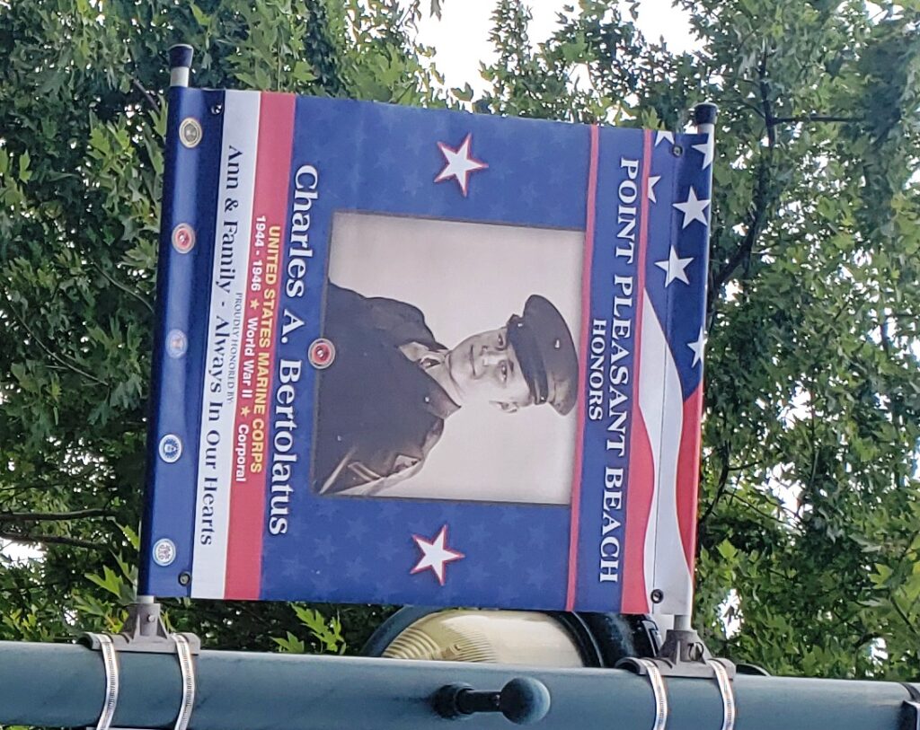 CHARLES A. BERTOLATUS WAR MEMORIAL BANNER