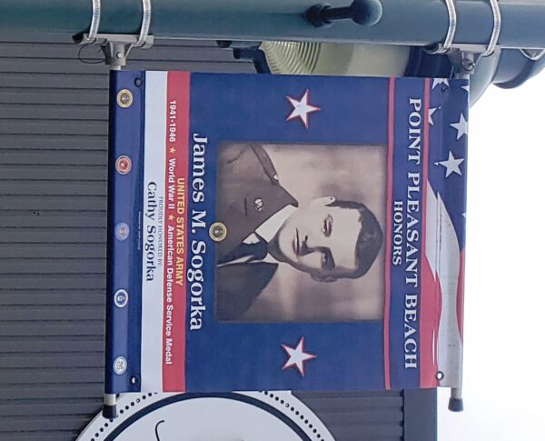 JAMES M. SOGORKA WAR MEMORIAL BANNER