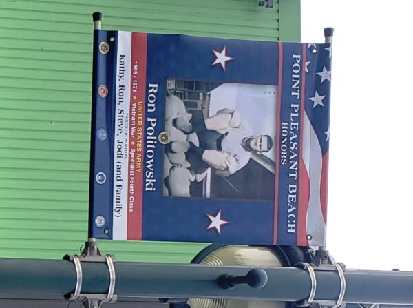 RON POLITOWSKI WAR MEMORIAL BANNER